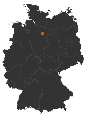 Gerdau auf der Kreiskarte