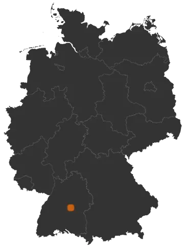 Grafenberg auf der Kreiskarte