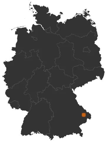 Grattersdorf auf der Kreiskarte