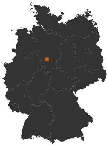 Deutschlandkarte: Wo ist Gronau (Leine)