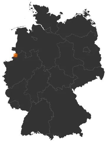 Karte: Wo liegt Gronau (Westfalen)?