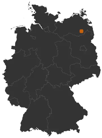 Groß Nemerow auf der Kreiskarte