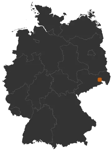Deutschlandkarte: Wo ist Großharthau