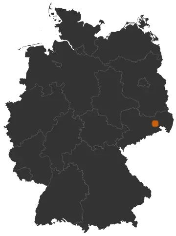 Deutschlandkarte: Wo ist Großröhrsdorf