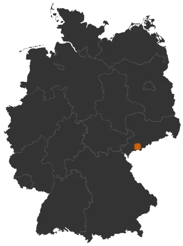 Grünhain-Beierfeld auf der Kreiskarte