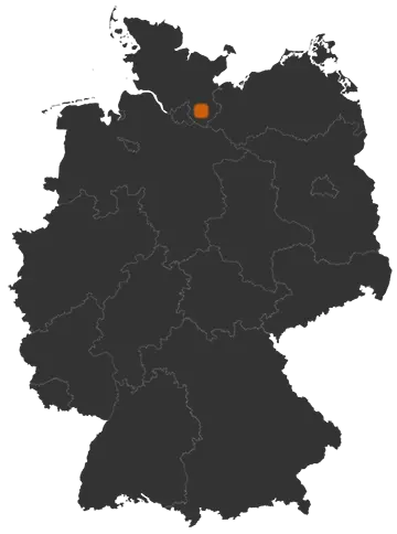 Hamfelde in Holstein auf der Kreiskarte