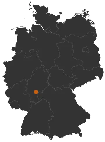Deutschlandkarte: Wo ist Hanau