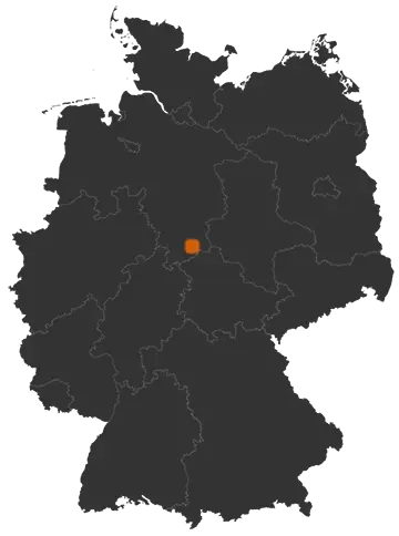 Hattorf am Harz auf der Kreiskarte