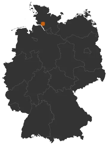 Heiligenstedten auf der Kreiskarte