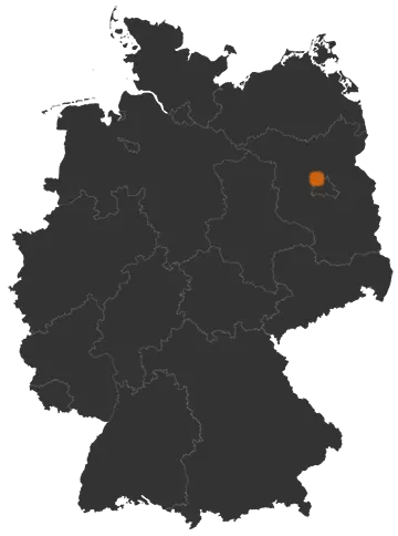 Hennigsdorf auf der Kreiskarte