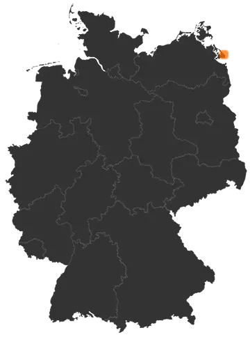 Seeheilbad Heringsdorf auf der Kreiskarte