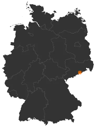 Hermsdorf/Erzgebirge auf der Kreiskarte