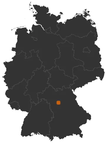 Deutschlandkarte: Wo ist Herzogenaurach