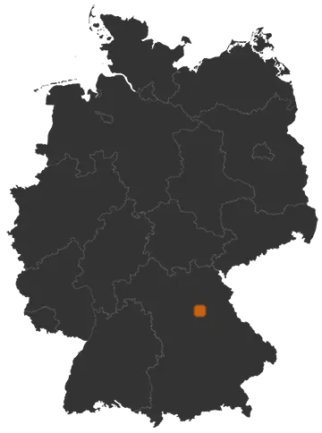 Hirschbach auf der Kreiskarte