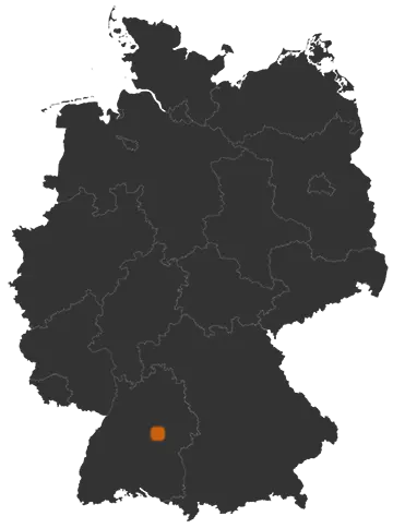 Hochdorf auf der Kreiskarte