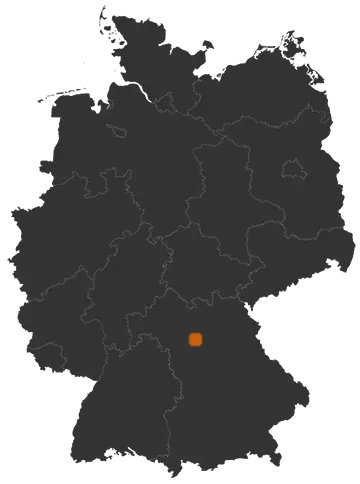 Höchstadt an der Aisch auf der Kreiskarte