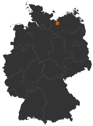Deutschlandkarte: Wo ist Hohen Viecheln