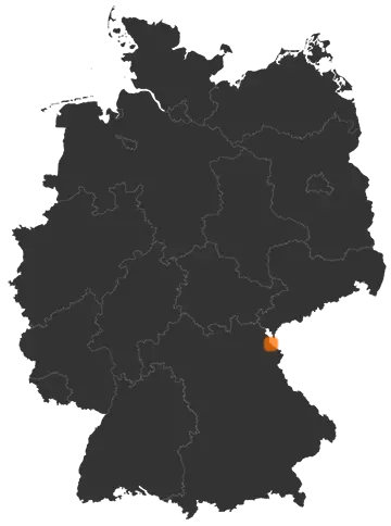 Hohenberg an der Eger auf der Kreiskarte