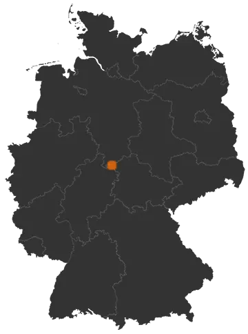 Hohengandern auf der Kreiskarte