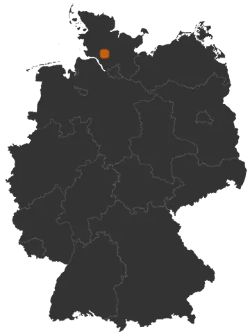 Hohenlockstedt auf der Kreiskarte