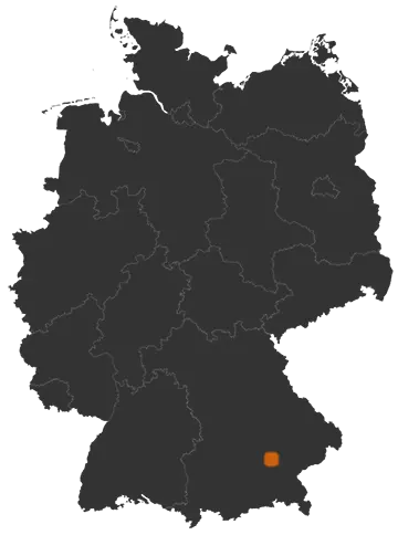 Hohenpolding auf der Kreiskarte