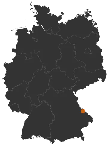 Hohenwarth auf der Kreiskarte