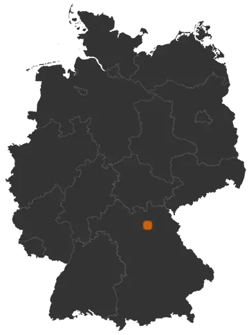 Deutschlandkarte: Wo ist Hollfeld