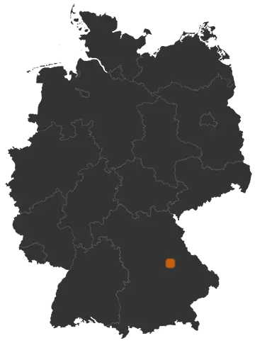 Deutschlandkarte: Wo ist Holzheim am Forst