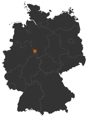 Holzminden auf der Kreiskarte