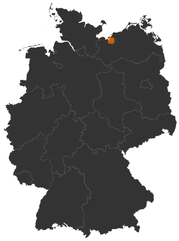 Hornstorf auf der Kreiskarte