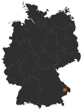 Deutschlandkarte: Wo ist Iggensbach