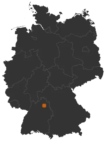 Ingelfingen auf der Kreiskarte