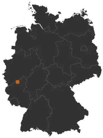 Kasbach-Ohlenberg auf der Kreiskarte