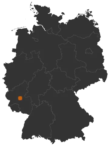 Kirchberg auf der Kreiskarte