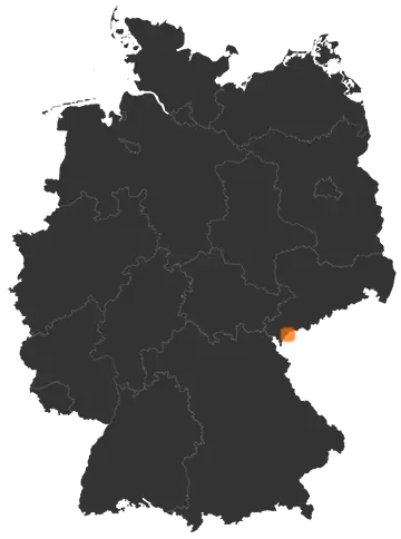 Deutschlandkarte: Wo ist Klingenthal