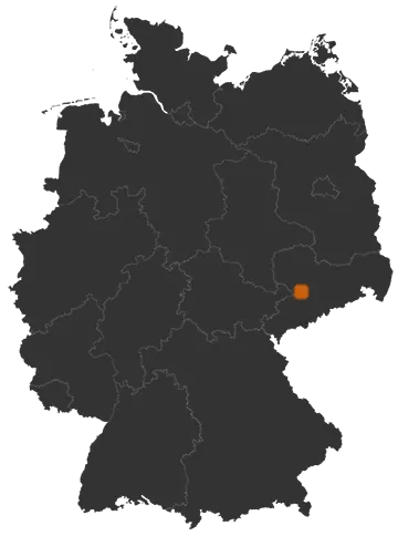 Königshain-Wiederau auf der Kreiskarte