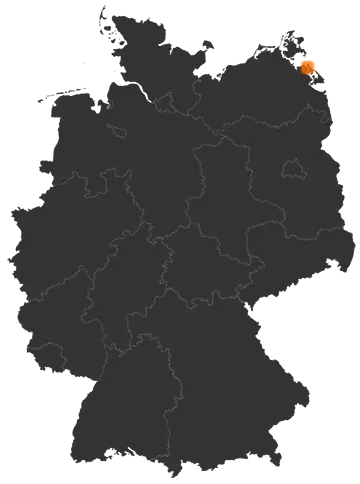 Deutschlandkarte: Wo ist Kröslin