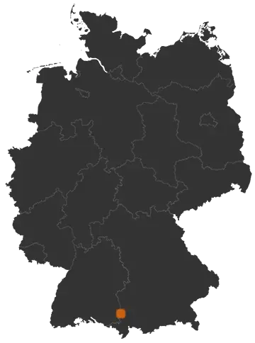 Kronburg auf der Kreiskarte