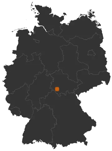 Kühndorf auf der Kreiskarte