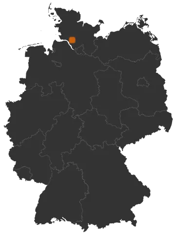 Lägerdorf auf der Kreiskarte