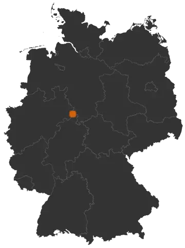 Deutschlandkarte: Wo ist Lauenförde