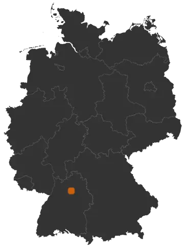 Deutschlandkarte: Wo ist Lehrensteinsfeld
