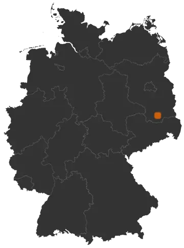 Lichterfeld-Schacksdorf auf der Kreiskarte