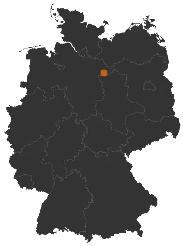 Deutschlandkarte: Wo ist Luckau