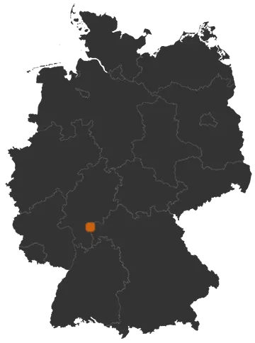 Mainhausen auf der Kreiskarte