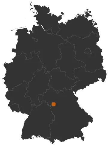 Deutschlandkarte: Wo ist Markt Nordheim