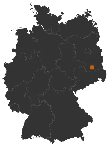 Massen-Niederlausitz auf der Kreiskarte