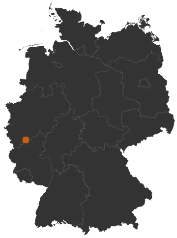 Meckenheim auf der Kreiskarte