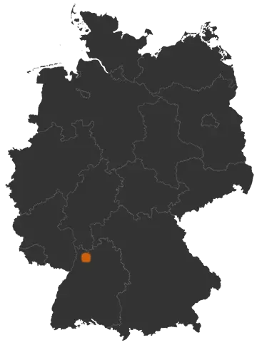 Meckesheim auf der Kreiskarte