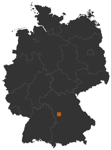 Deutschlandkarte: Wo ist Merkendorf